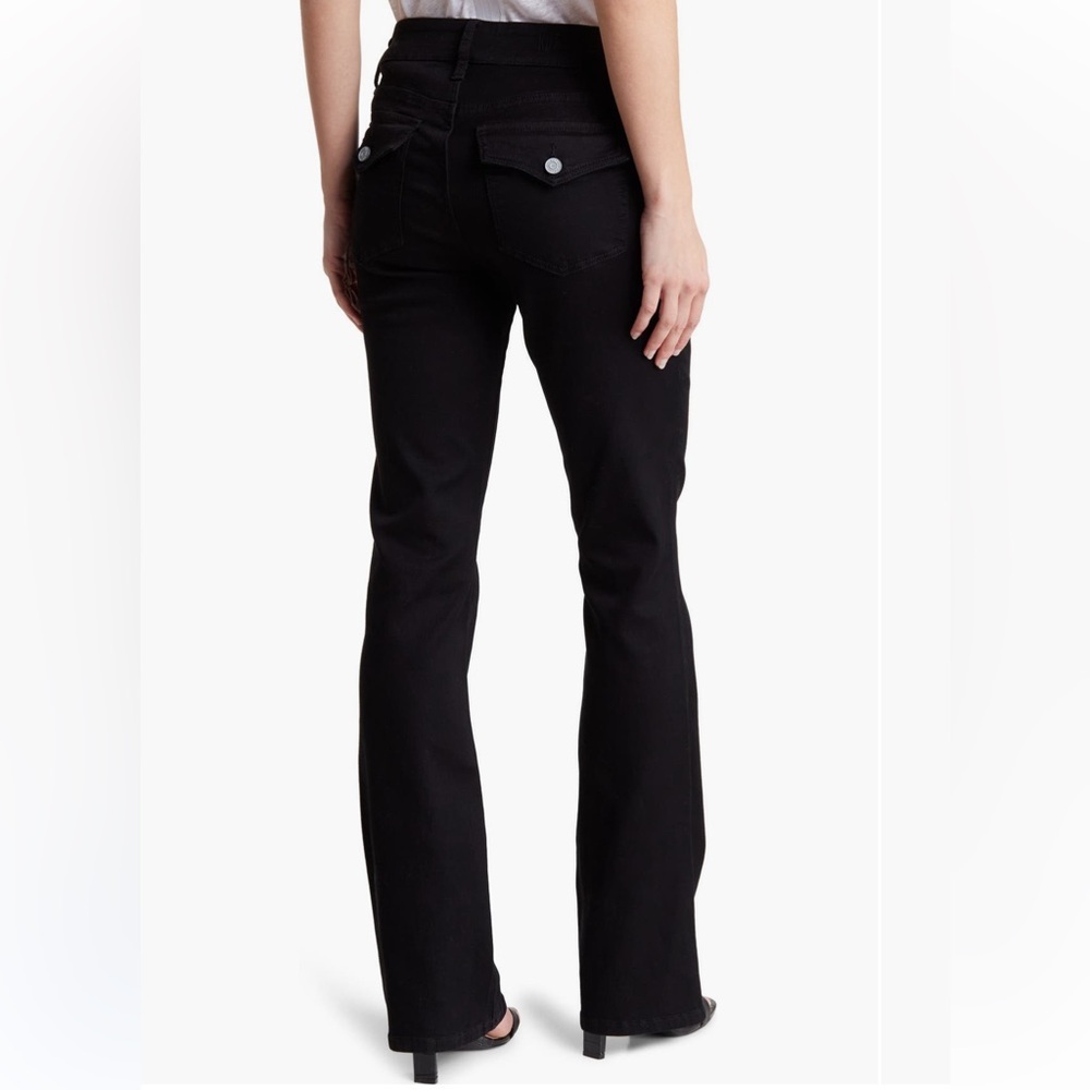 NWOT Kut From The Kloth Deep Black Nicole Bootcut Flare Jeans 16 - Picture 2 of 14